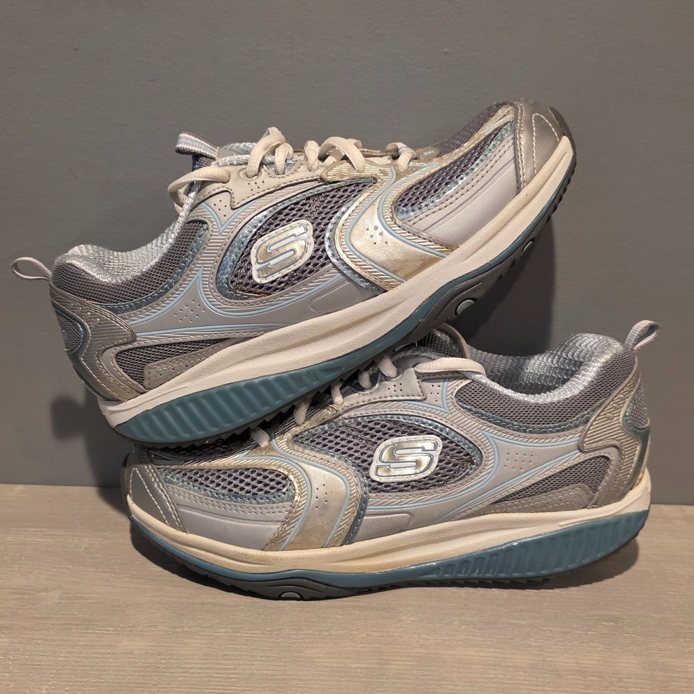 Skechers Shoes Womens Size 7 Shape Ups XF Accelerators Lace-Up Fashion Sneaker‎